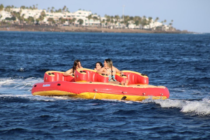 a small boat in a body of water