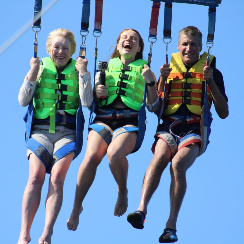 a group of people posing for the camera