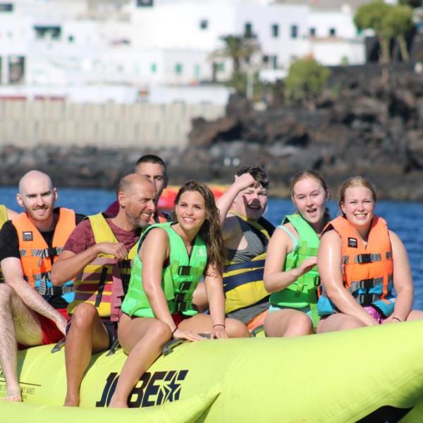 a group of people posing for the camera